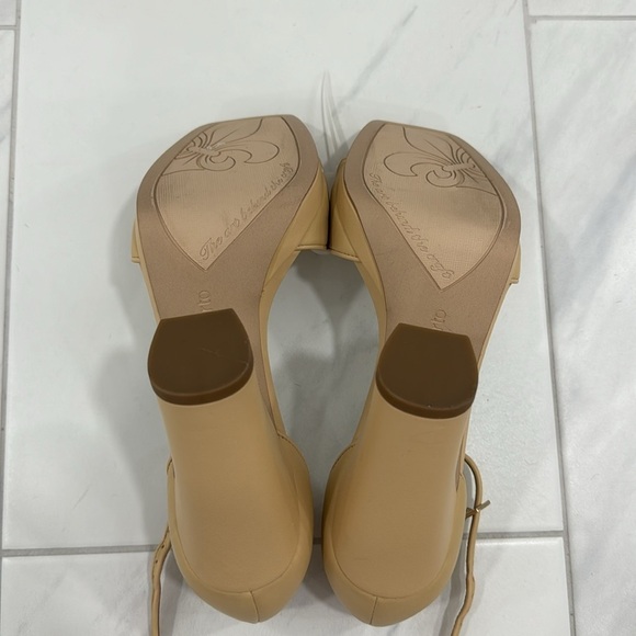 NEW! Franco Sarto Beige Leather Dima Heels- Size 9.5 - Picture 12 of 17